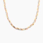 Collier Jasmin Tresse Or Tricolore - Chaines Femme | Marc Orian
