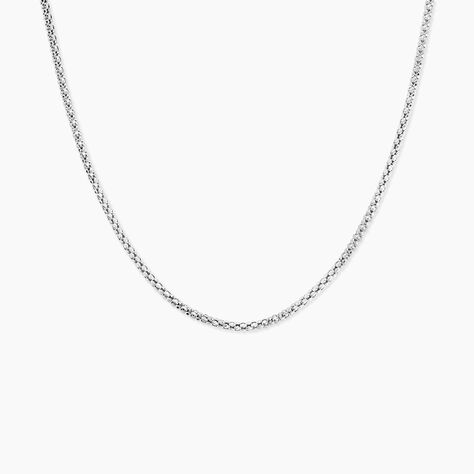 Collier Nahila Argent Blanc - Chaines Femme | Marc Orian