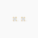 Boucles D'oreilles Puces Aphrodite Or Jaune Diamant - Puces Famille | Marc Orian