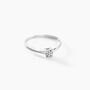 Bague Sandrine Or Blanc Diamant
