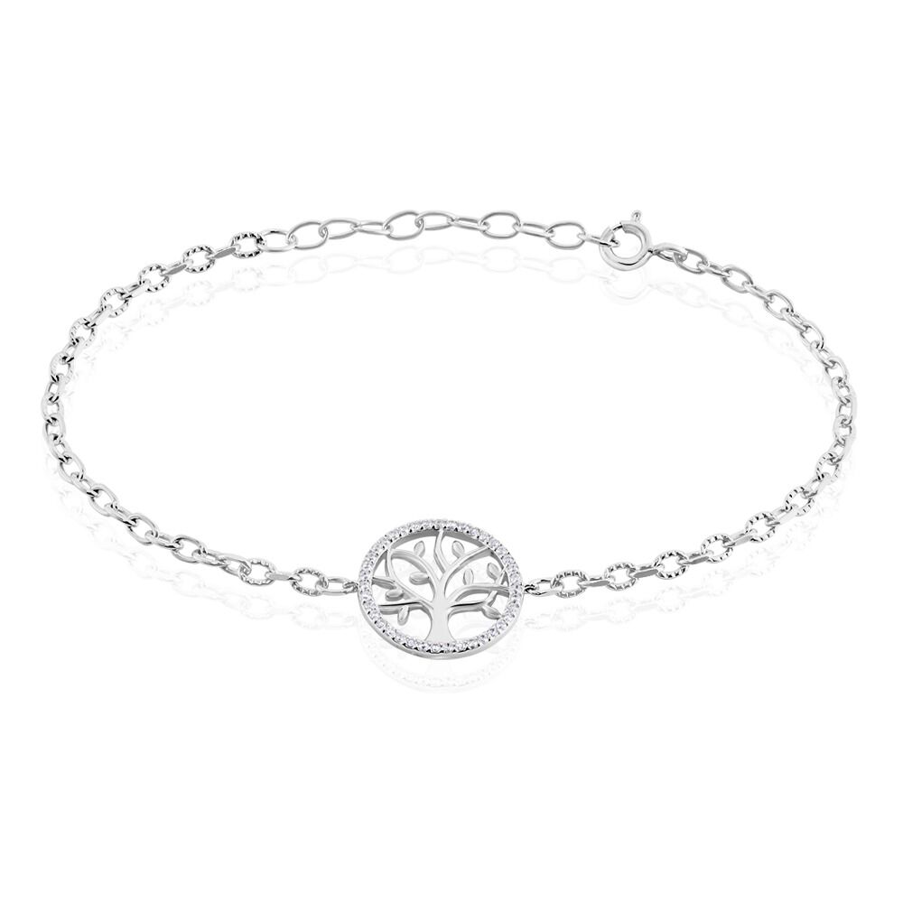 Bracelet Argent Urcisse Oxydes De Zirconium - Bracelets chaînes Femme | Marc Orian