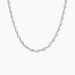 Collier Ciana Torsade Diamante Argent Blanc - Colliers fantaisie Femme | Marc Orian