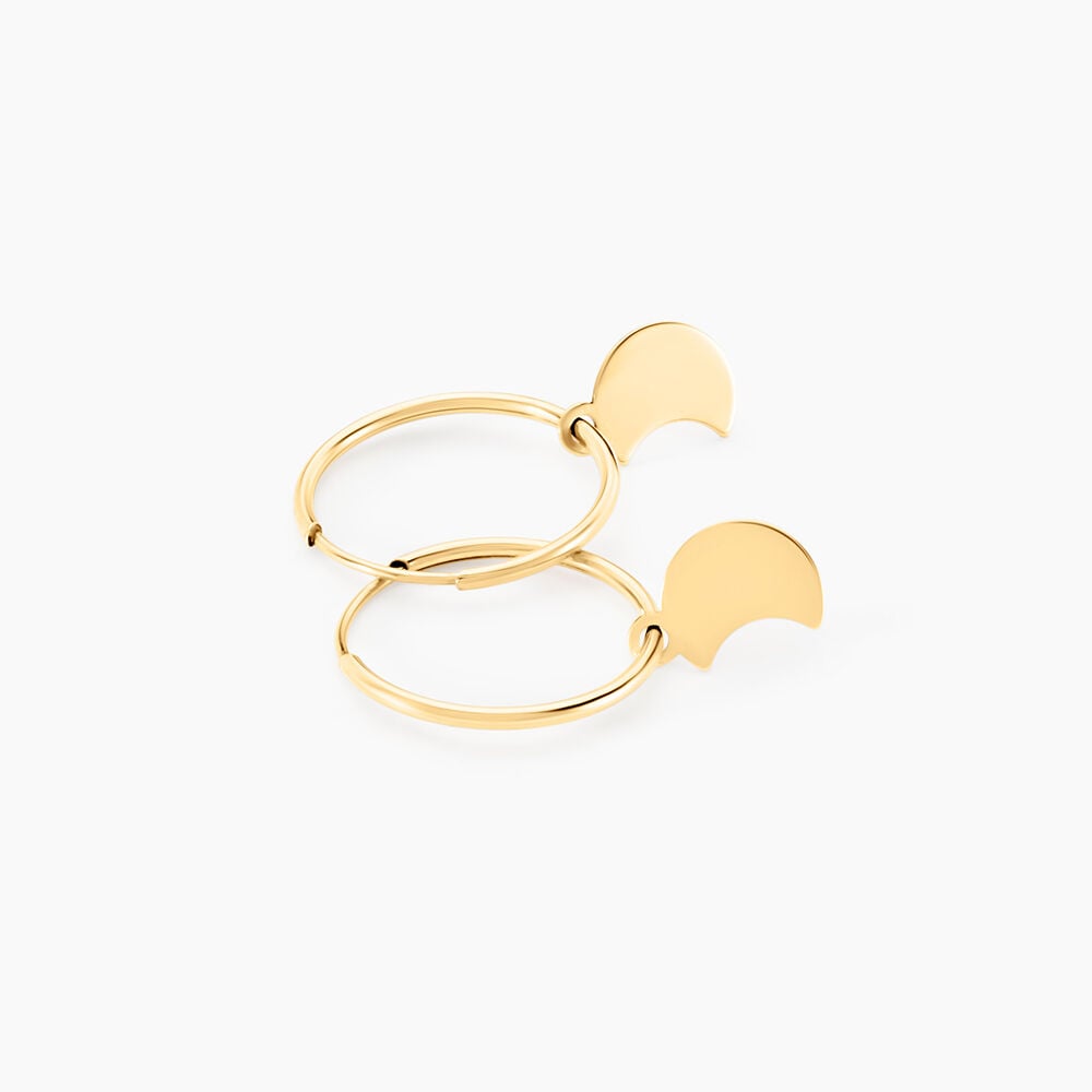 Cr&eacute;oles Belita Or Jaune - Boucles d'oreilles pampille Femme | Marc Orian