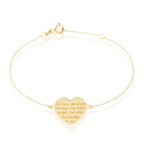 Bracelet Love Letter Or Jaune - Bracelets chaînes Femme | Marc Orian