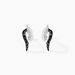 Boucles D'oreilles Puces Sculptural Or Blanc Diamant - Puces Femme | Marc Orian