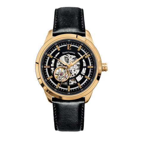 Montre Pierre Lannier Automatique Noir - Montres automatiques Homme | Marc Orian