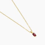 Collier Poem Argent Jaune Tourmaline - Colliers avec pierres Femme | Marc Orian