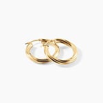 Cr&eacute;oles Yori Argent Dor&eacute; A L'Or 750/1000 - Cr&eacute;oles Femme | Marc Orian