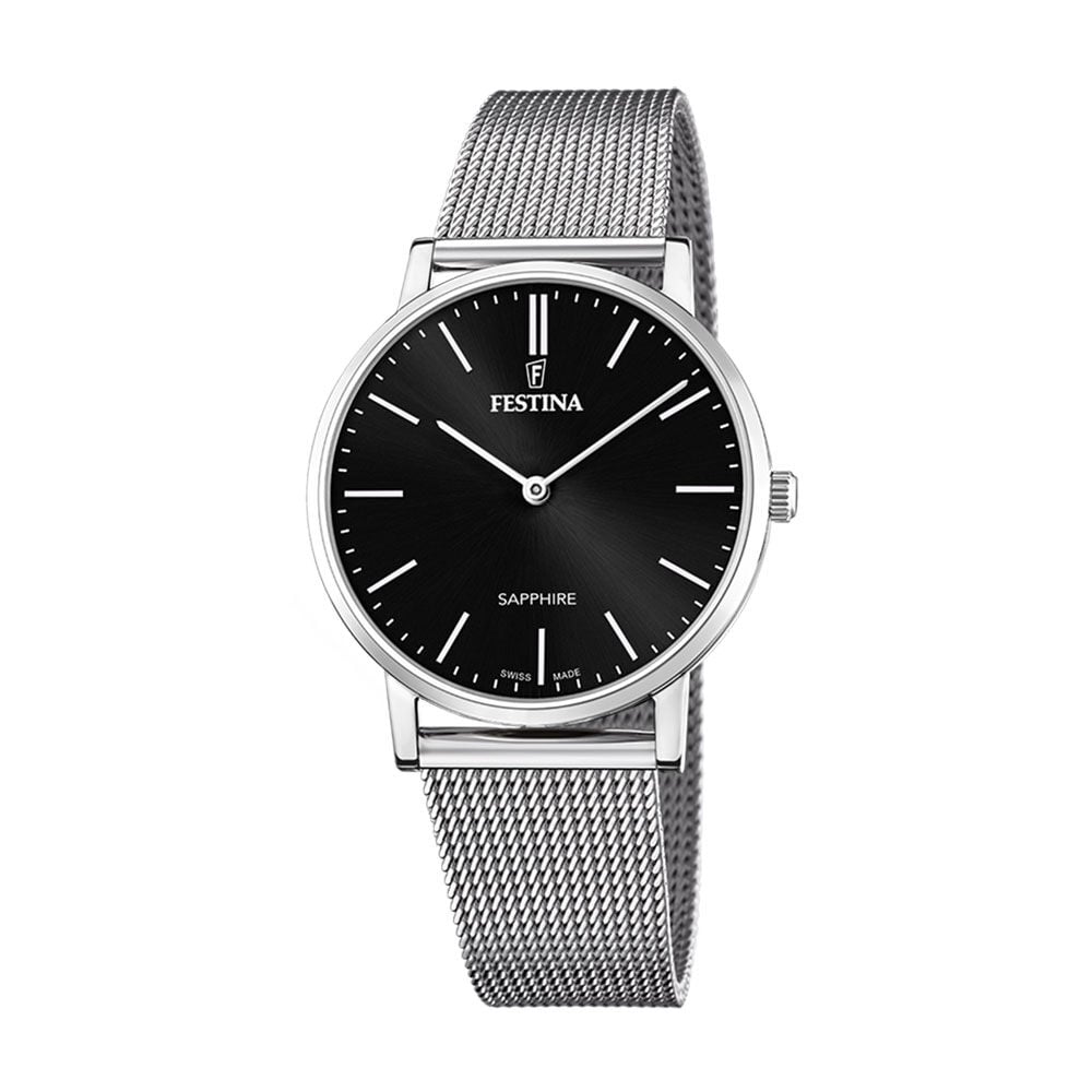 Montre Festina Swiss Made Noir - Montres classiques Homme | Marc Orian