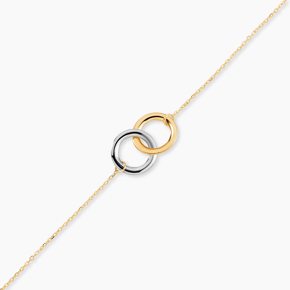 Bracelet Adila Or Bicolore - Bracelets Anneaux Entrelaces Femme | Marc Orian