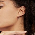 Boucles D'oreilles Pendantes Argent Blanc Sopher Oxydes De Zirconium - Boucles d'oreilles pampille Femme | Marc Orian