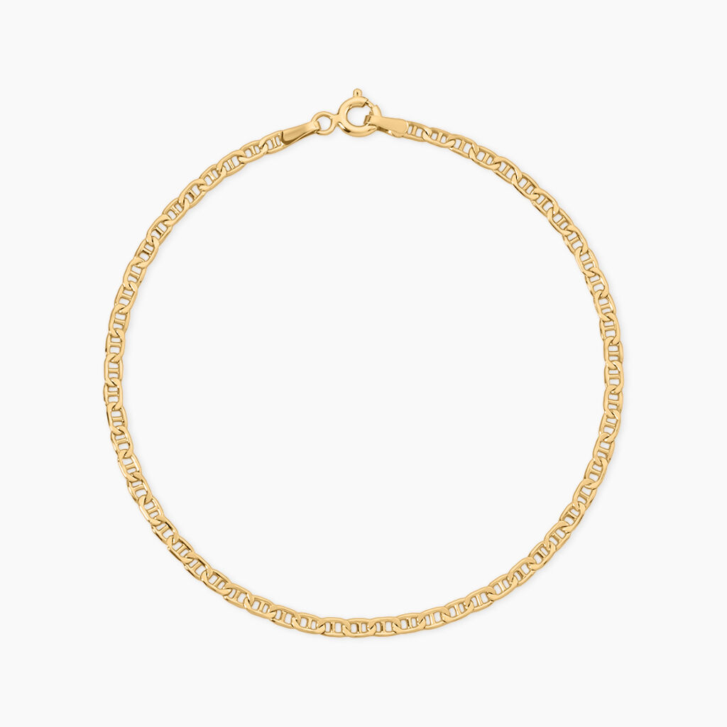 Bracelet Capucin Argent Dor&eacute; A L'Or 750/1000 - Bracelets cha&icirc;nes Femme | Marc Orian