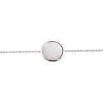 Bracelet Zealie Argent Blanc Nacre - Bracelets Medailles Femme | Marc Orian