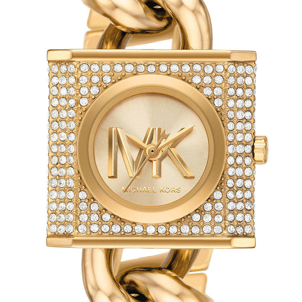 Montre Michael Kors Chain Lock Dor&eacute; - Montres &eacute;tanches Femme | Marc Orian