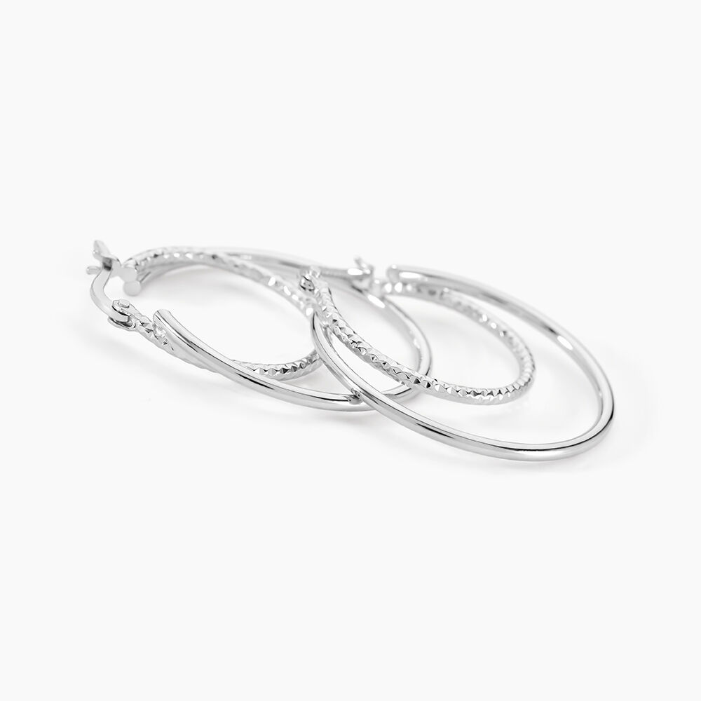 Cr&eacute;oles Argent Blanc Marjorie - Cr&eacute;oles Femme | Marc Orian