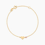 Bracelet Or Jaune Marie Lou Oxyde De Zirconium - Bracelets cha&icirc;nes Enfant | Marc Orian