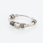 Cr&eacute;ole Unitaire Ian Argent Blanc - Piercings d'oreilles Homme | Marc Orian