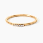 Bague Carmelia Plaqu&eacute; Or Jaune Oxyde De Zirconium - Bijoux fantaisie Femme | Marc Orian