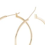 Cr&eacute;oles Ada Lisse Plaqu&eacute; Or Jaune - Cr&eacute;oles Femme | Marc Orian