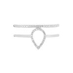 Bague Maude Or Blanc Diamant - Parures de mariage Femme | Marc Orian