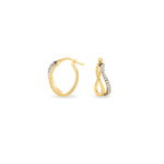 Cr&eacute;oles Hekate Or Jaune Strass - Cr&eacute;oles Femme | Marc Orian