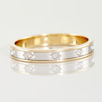 Alliance Madin Ruban Plat Or Bicolore - Alliances duo Unisex | Marc Orian