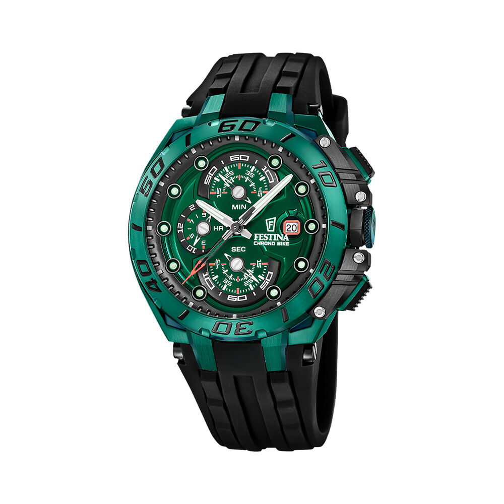 Coffret De Montre Festina Chrono Bike Edition Speciale Vert - Montres &eacute;tanches Homme | Marc Orian