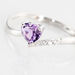 Bague Eva Or Blanc Amethyste Et Diamant - Bagues pierres fines Femme | Marc Orian