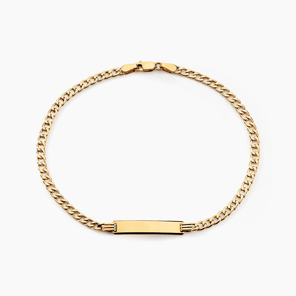 Bracelet Identit&eacute; Genevra Or Jaune - Gourmettes Femme | Marc Orian