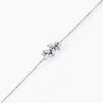 Bracelet Fidelis Or Blanc Oxyde De Zirconium - Bracelets cha&icirc;nes Femme | Marc Orian