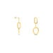 Boucles D'oreilles Pendantes Manille Acier Jaune - Pendantes Femme | Marc Orian