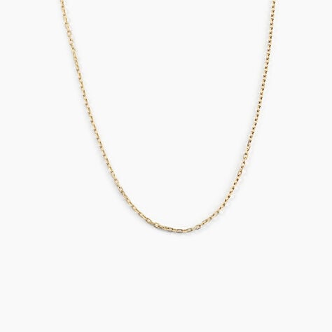 Cha&icirc;ne Igoa Maille For&ccedil;at Diamantee Or Jaune - Chaines Femme | Marc Orian