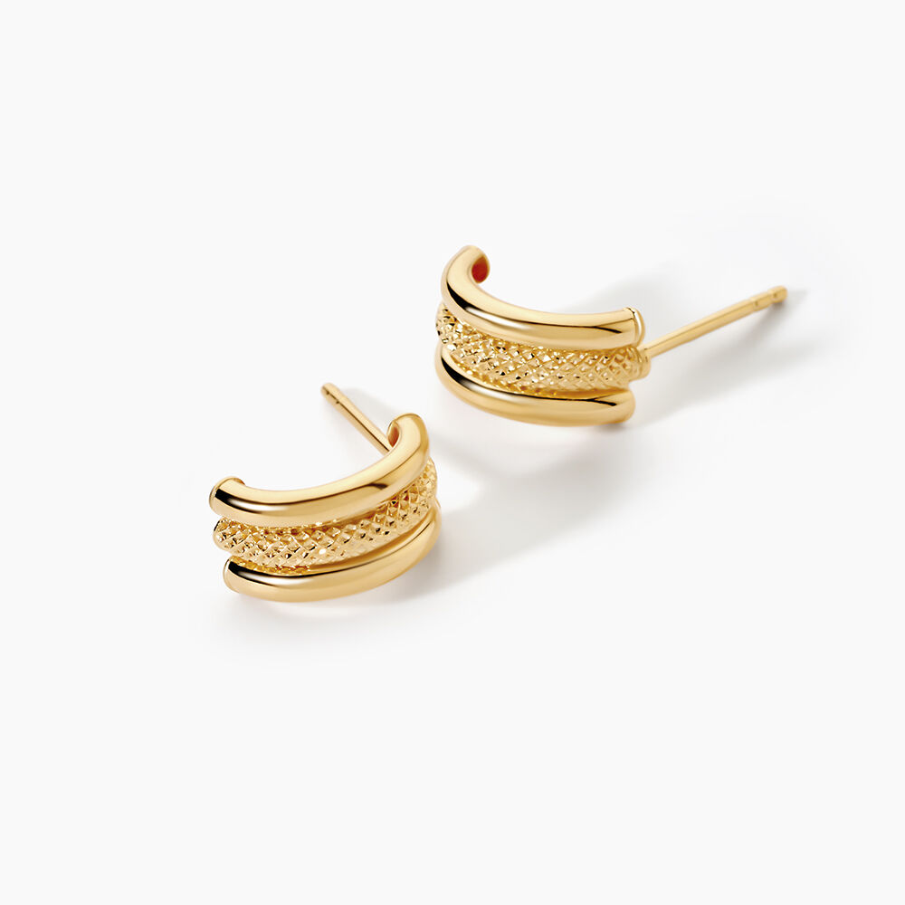 Cr&eacute;oles Savania Or Jaune - Cr&eacute;oles Femme | Marc Orian