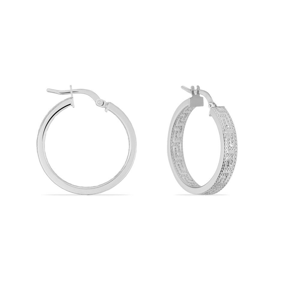 Créoles Ugenie Or Blanc - Créoles Femme | Marc Orian