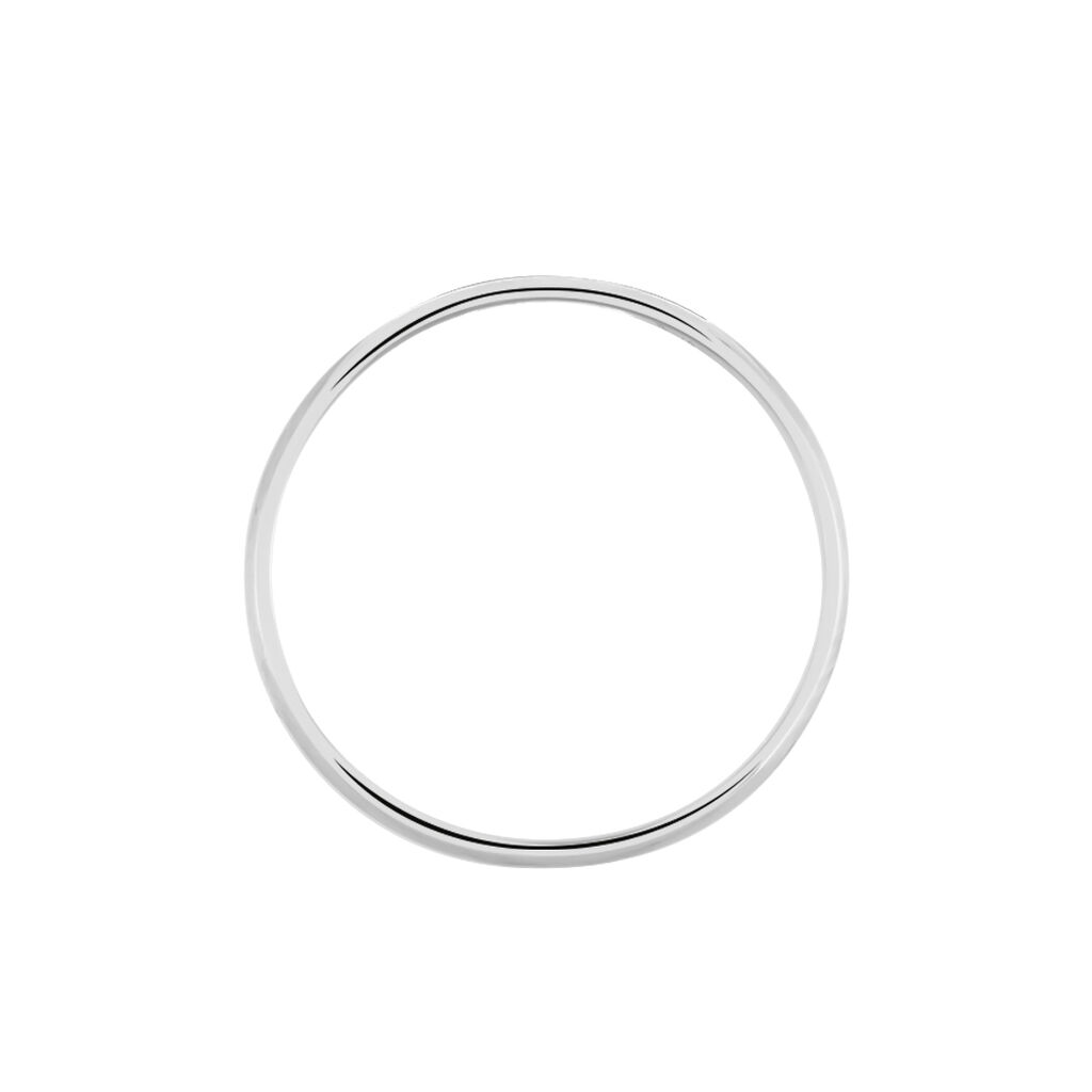 Alliance Meredithe Demi Jonc Classique Or Blanc - Alliances Famille | Marc Orian