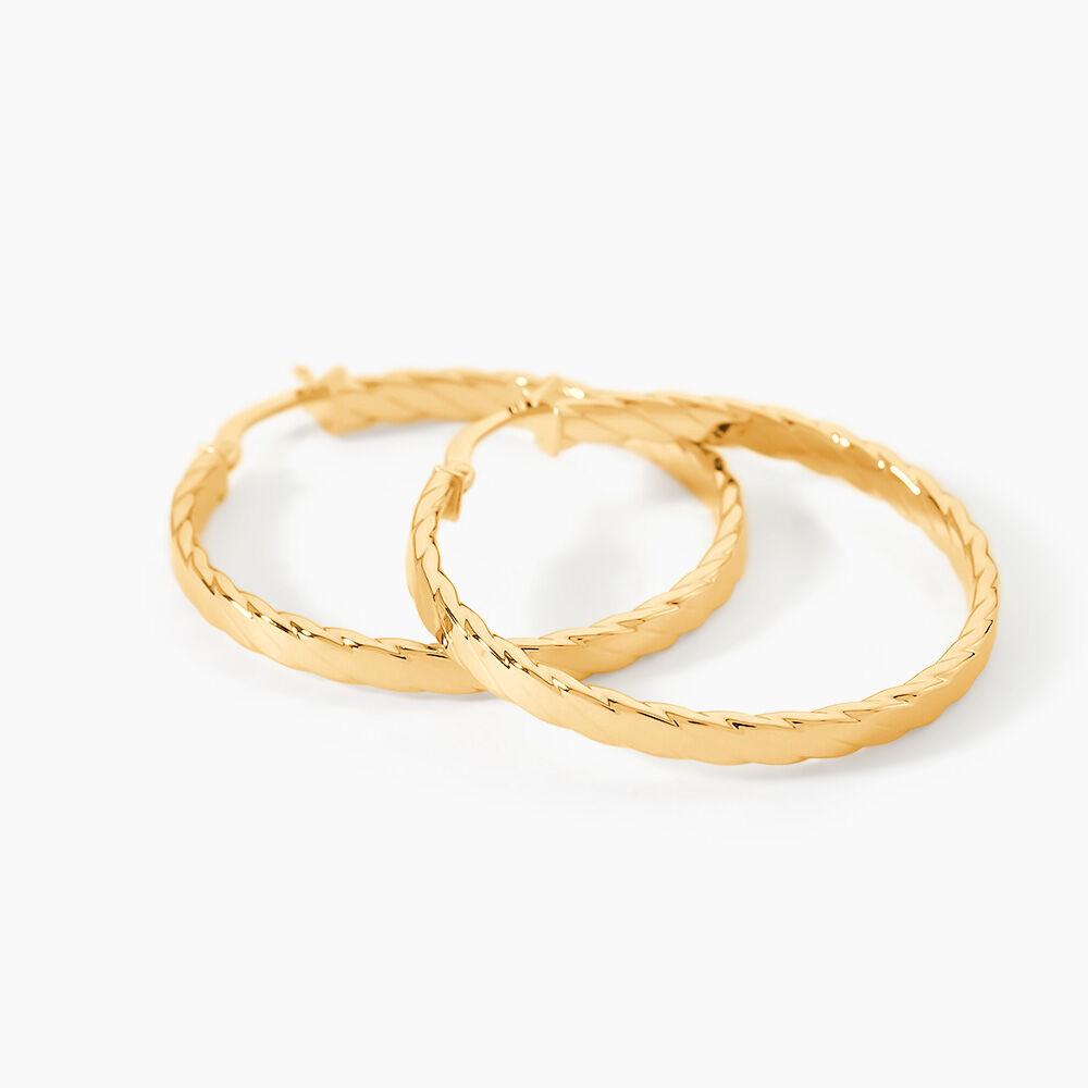 Cr&eacute;oles Deniz Or Jaune - Cr&eacute;oles Femme | Marc Orian