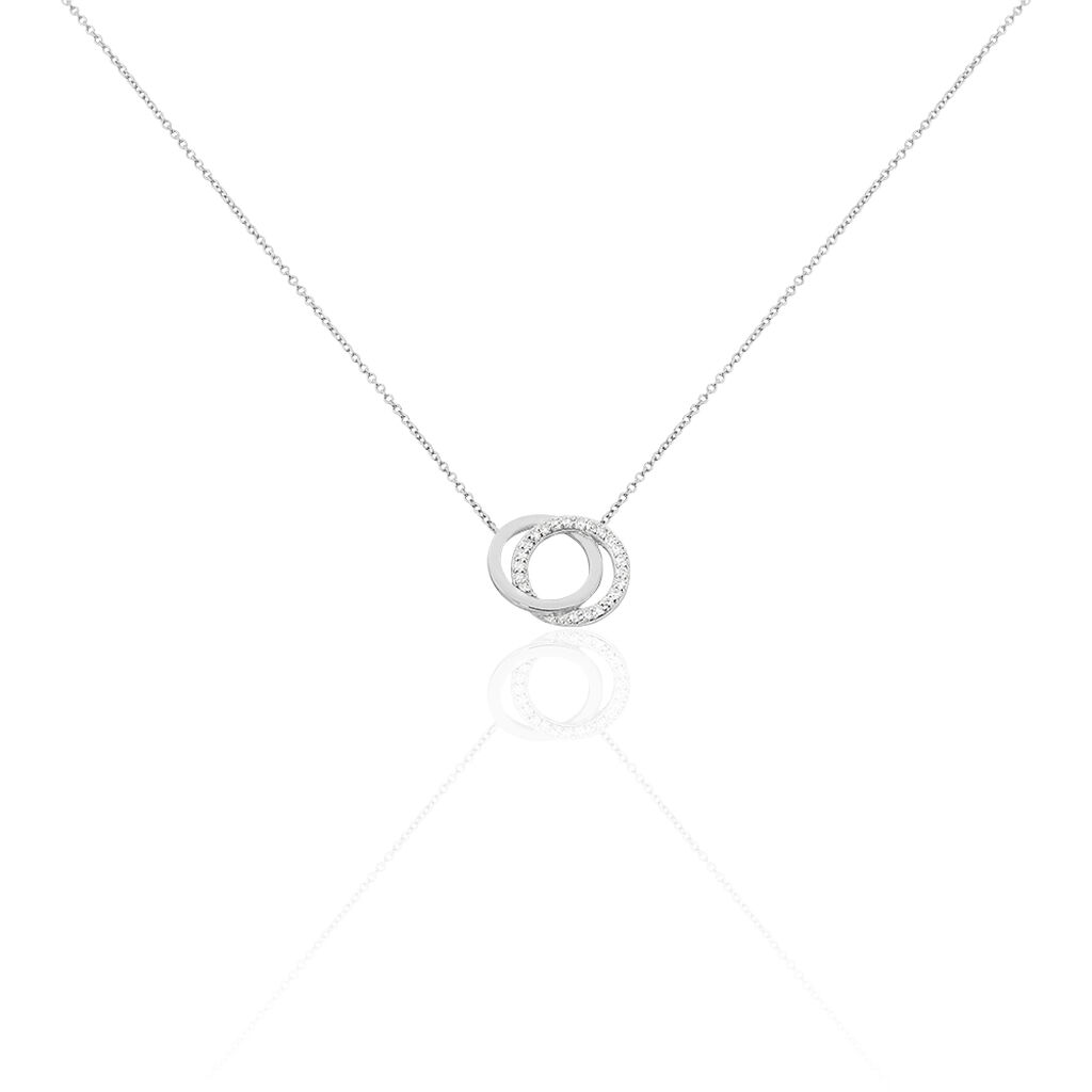 Collier Absolu Or Blanc Diamant - Colliers avec pierres Femme | Marc Orian