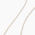 Cha&icirc;ne Igoa Maille For&ccedil;at Diamantee Or Jaune - Chaines Famille | Marc Orian