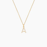 Pendentif Klementine Or Jaune Oxyde De Zirconium - Pendentifs Famille | Marc Orian