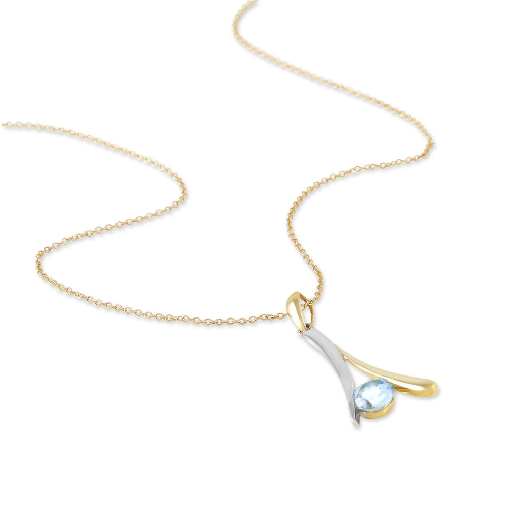 Collier Madli Or Bicolore Topaze - Colliers Femme | Marc Orian