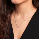 Collier Rio Santa Teresa Argent Blanc Oxyde De Zirconium - Colliers avec pierres Femme | Marc Orian