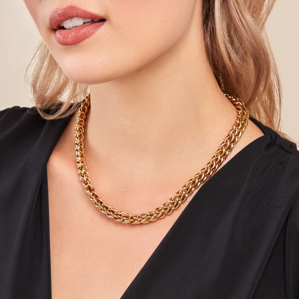 Collier Dafnie Acier Jaune - Colliers ete Femme | Marc Orian