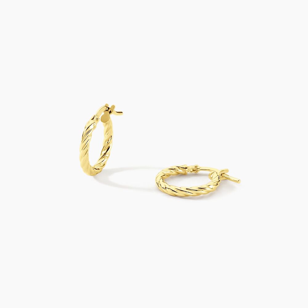 Cr&eacute;oles Bartimee Or Jaune - Cr&eacute;oles Femme | Marc Orian