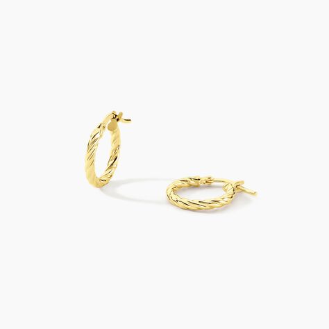 Cr&eacute;oles Bartimee Or Jaune - Cr&eacute;oles Femme | Marc Orian