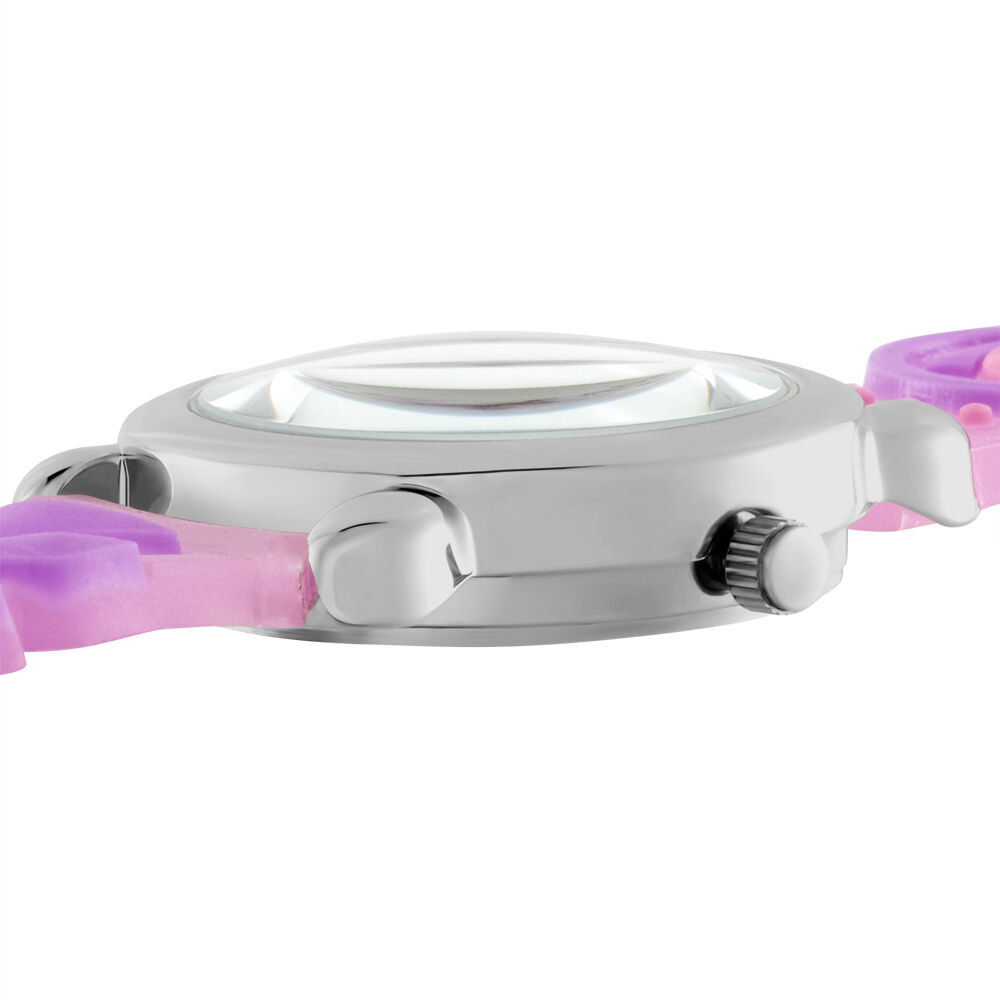 Montre Upp Fleur Blanc Et Parme - Montres étanches Enfant | Marc Orian