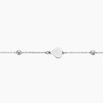 Bracelet Onelia Argent Blanc Cristal - Bracelets fantaisie Femme | Marc Orian