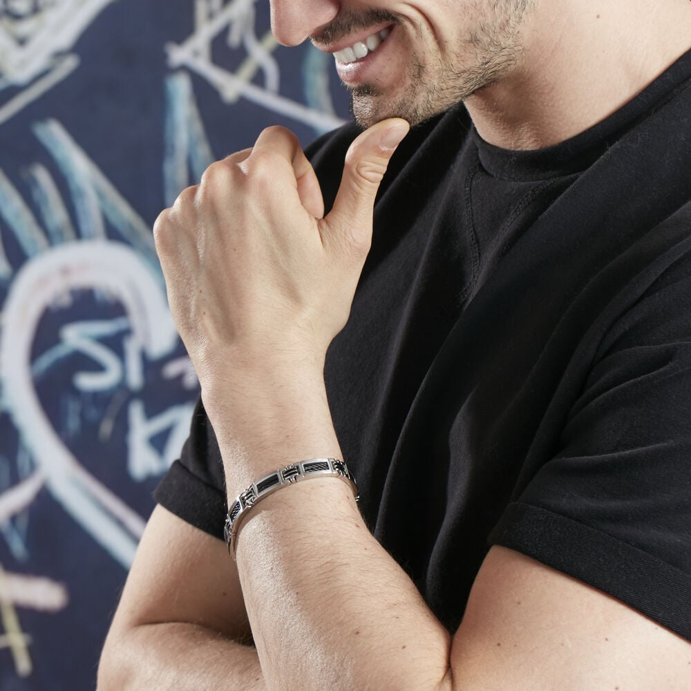Bracelet Acier Blanc - Bracelets Homme | Marc Orian