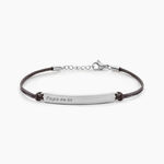Bracelet Vicenzo Acier Blanc - Bracelets cuir Homme | Marc Orian