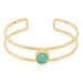 Bracelet Jonc Veina Plaqué Or Jaune Aventurine - Bracelets joncs Femme | Marc Orian