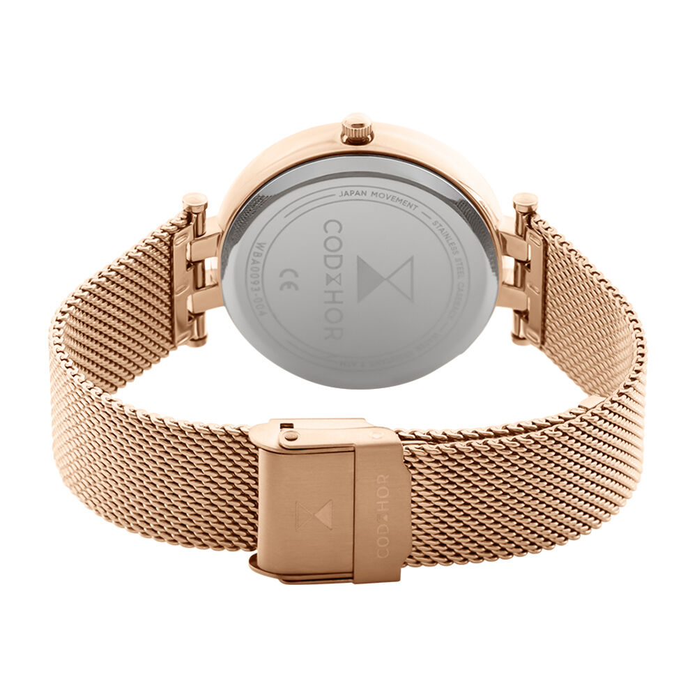 Montre Codhor Celinia Dor&eacute; Rose - Montres &eacute;tanches Femme | Marc Orian